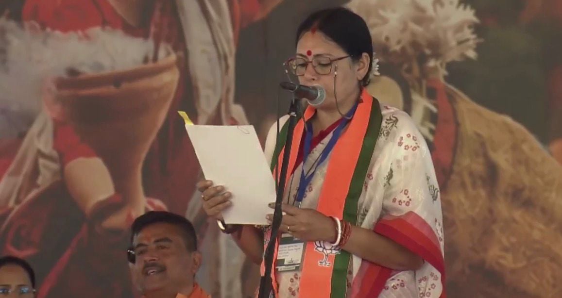 Agnimitra Paul takes oath.