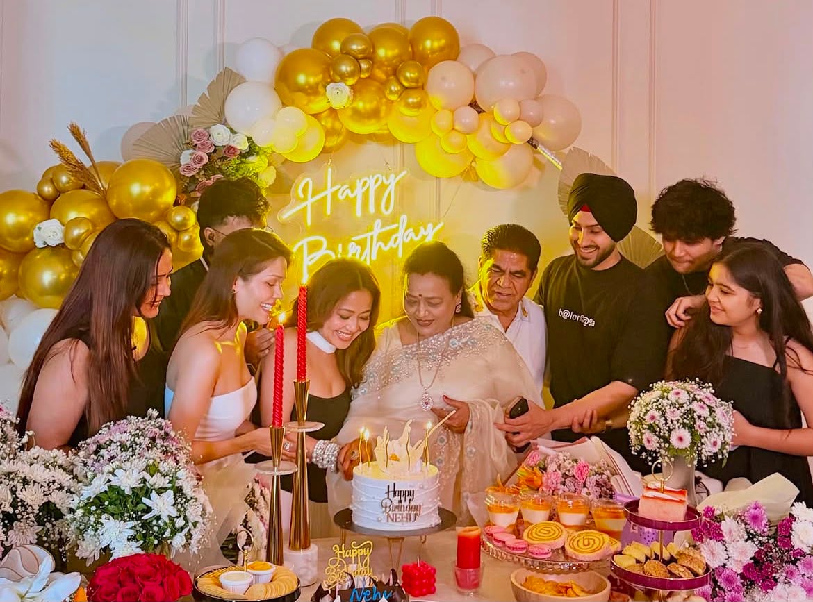 Neha Kakkar Celebrates 38th Birthday with Family and Friends Neha Kakkar Celebrates 38th Birthday with Family and Friends